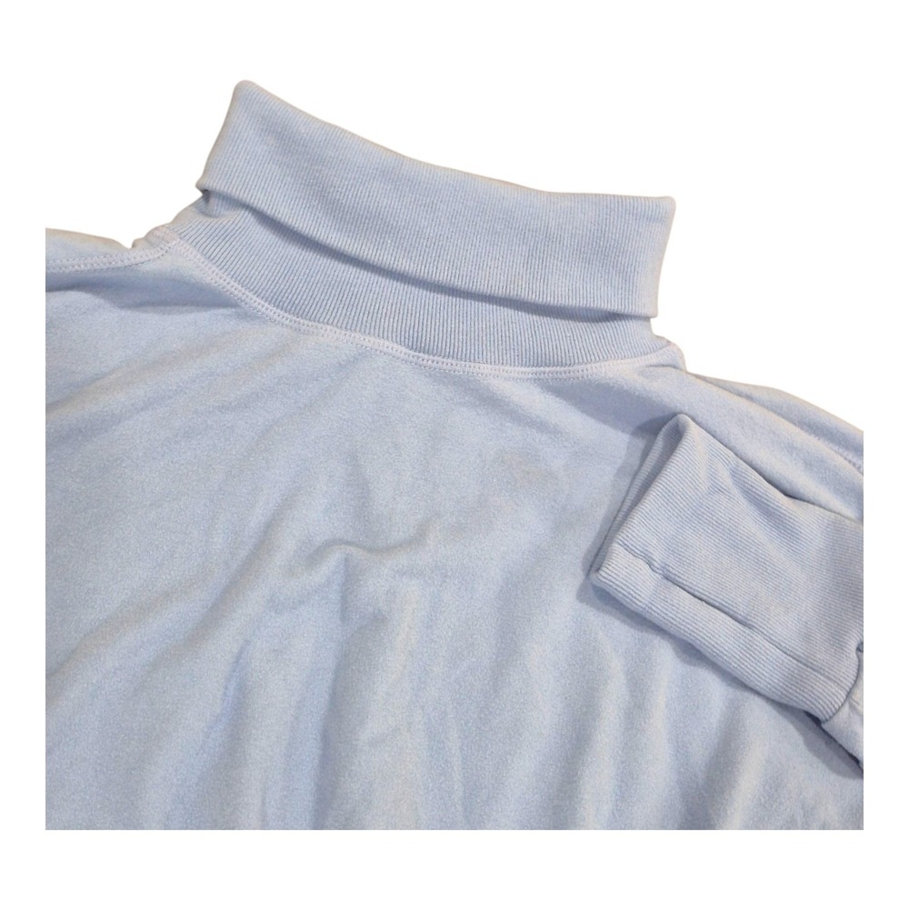 Sweaty Betty Melody Luxe Fleece Pullover Filter Blue Made In‎ Italy Women's 10